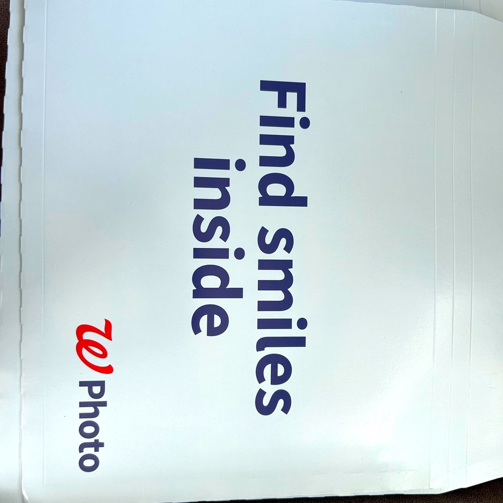 Large Walgreens Photo folders